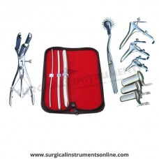 Hegar uterine dilator 3 pieces set,3-4, 7-8, 15-16, pinwheel, mathieu, grave 3pcs, collin 3pcs